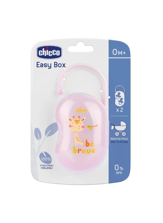 Chicco Soother Holder 0m+, Pink - Image 2